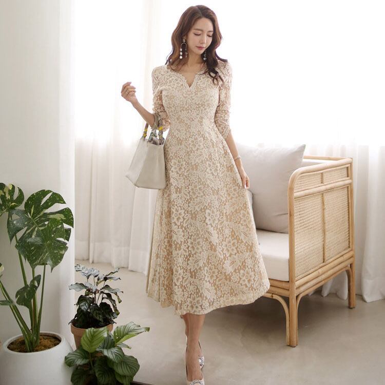 laura ashley/one-piece/flower/long/yellow/ローラアシュレイ/ロング