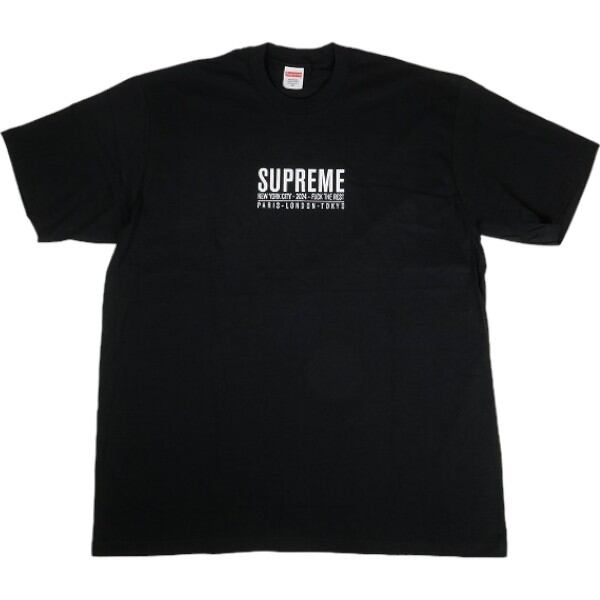 Size【L】 SUPREME シュプリーム 24SS Paris Tee Black Tシャツ 黒