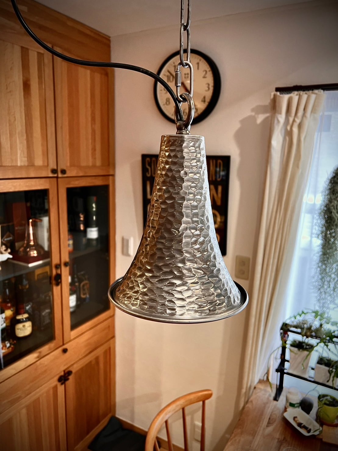 izumi lamp オリジナル大型シェードのアイアンペンダントライト 日本製 izumi lamp オリジナル大型シェードのアイアンペンダントライト