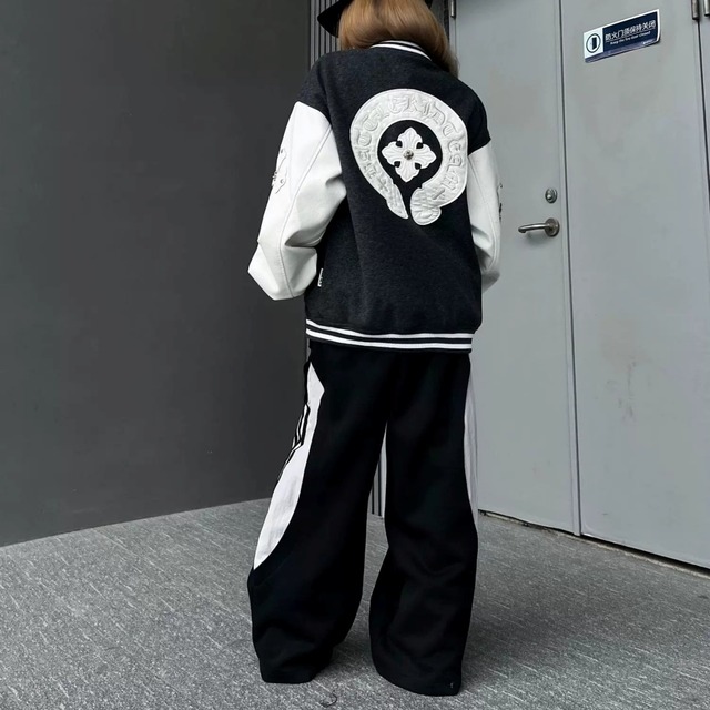 フェイクレイヤードサイドラインワイドパンツ 2col R02913
