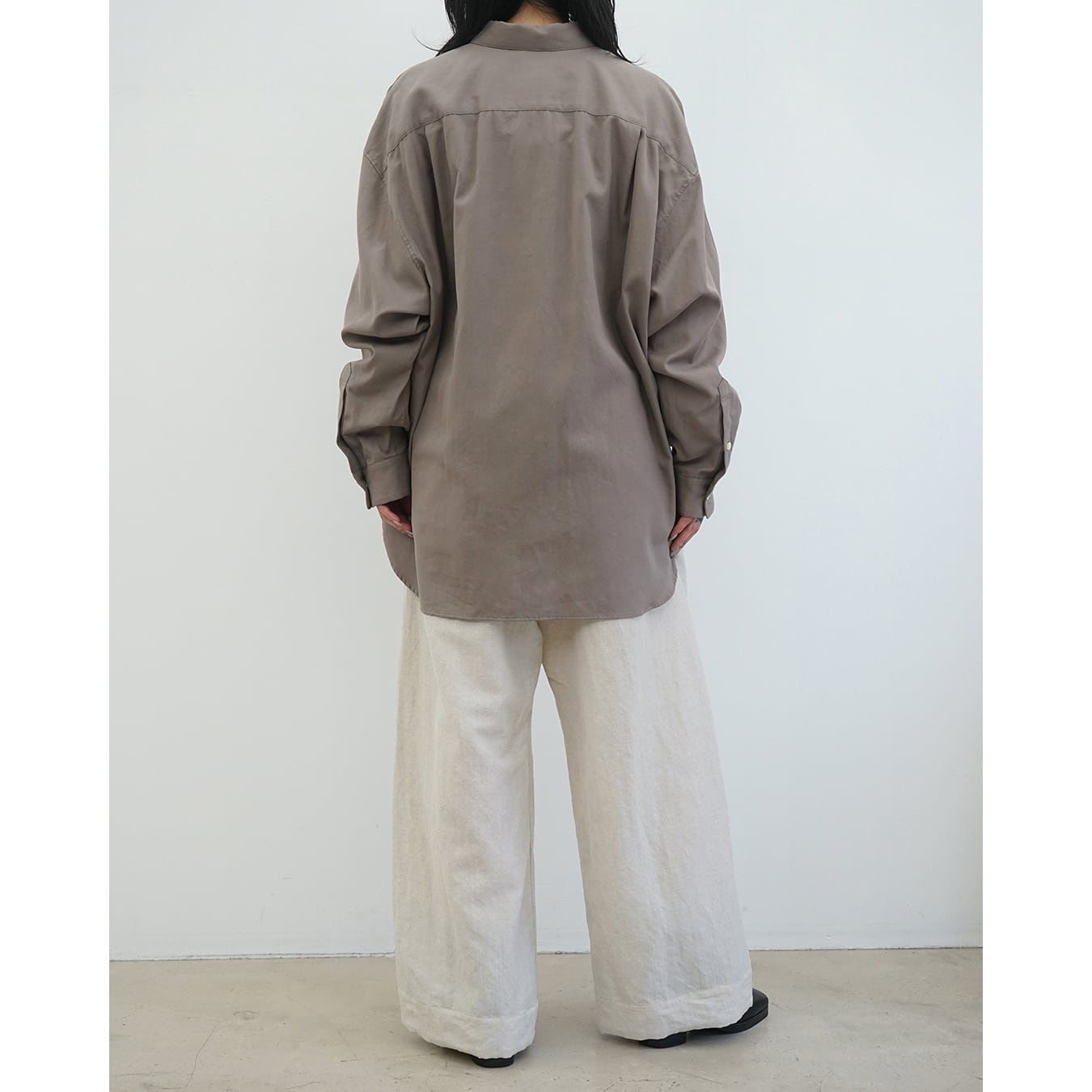 Blanc YM] (ブランワイエム) BL-26S-SOWS Soft Oxford Wide Shirts