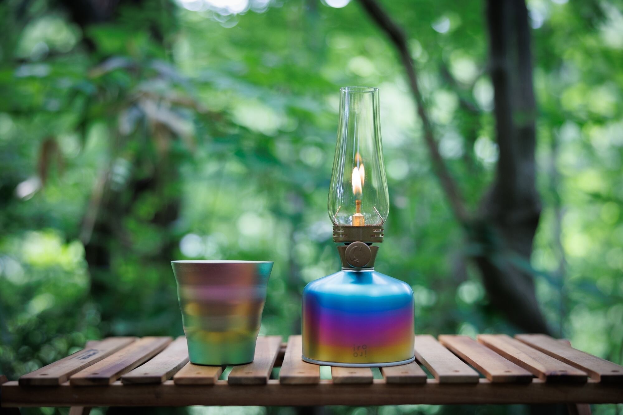 ヘラ絞りOD缶カバー | チタン × カラーの生活道具 iroiro