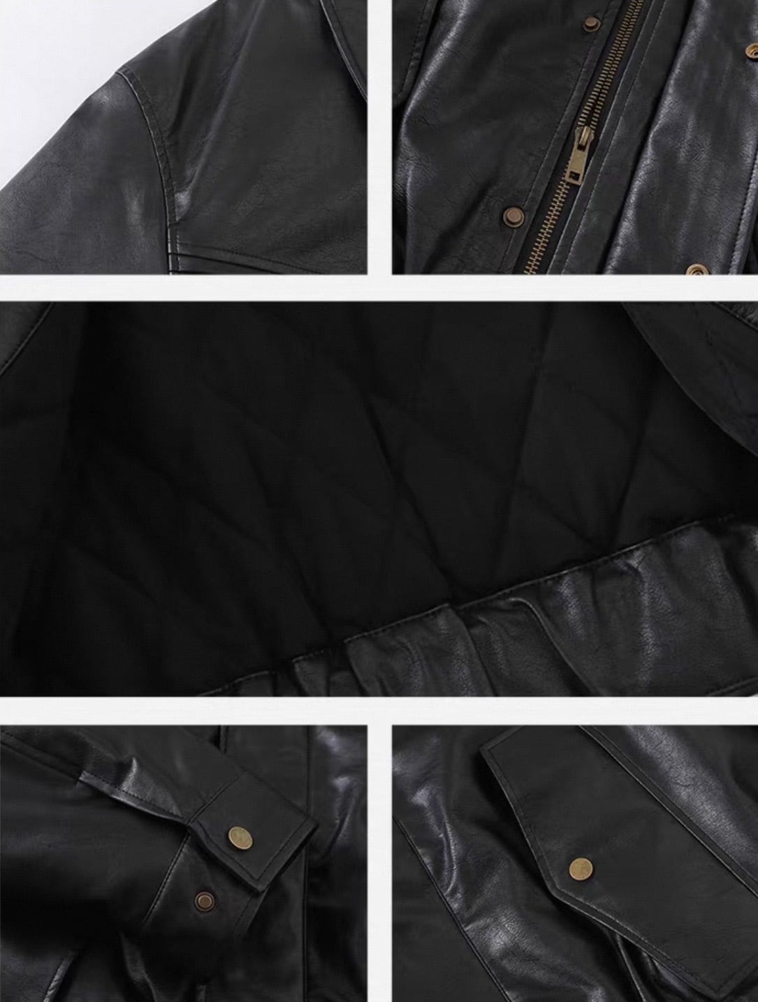 オーバーサイズ レザージャケット / Oversized Leather Jacket