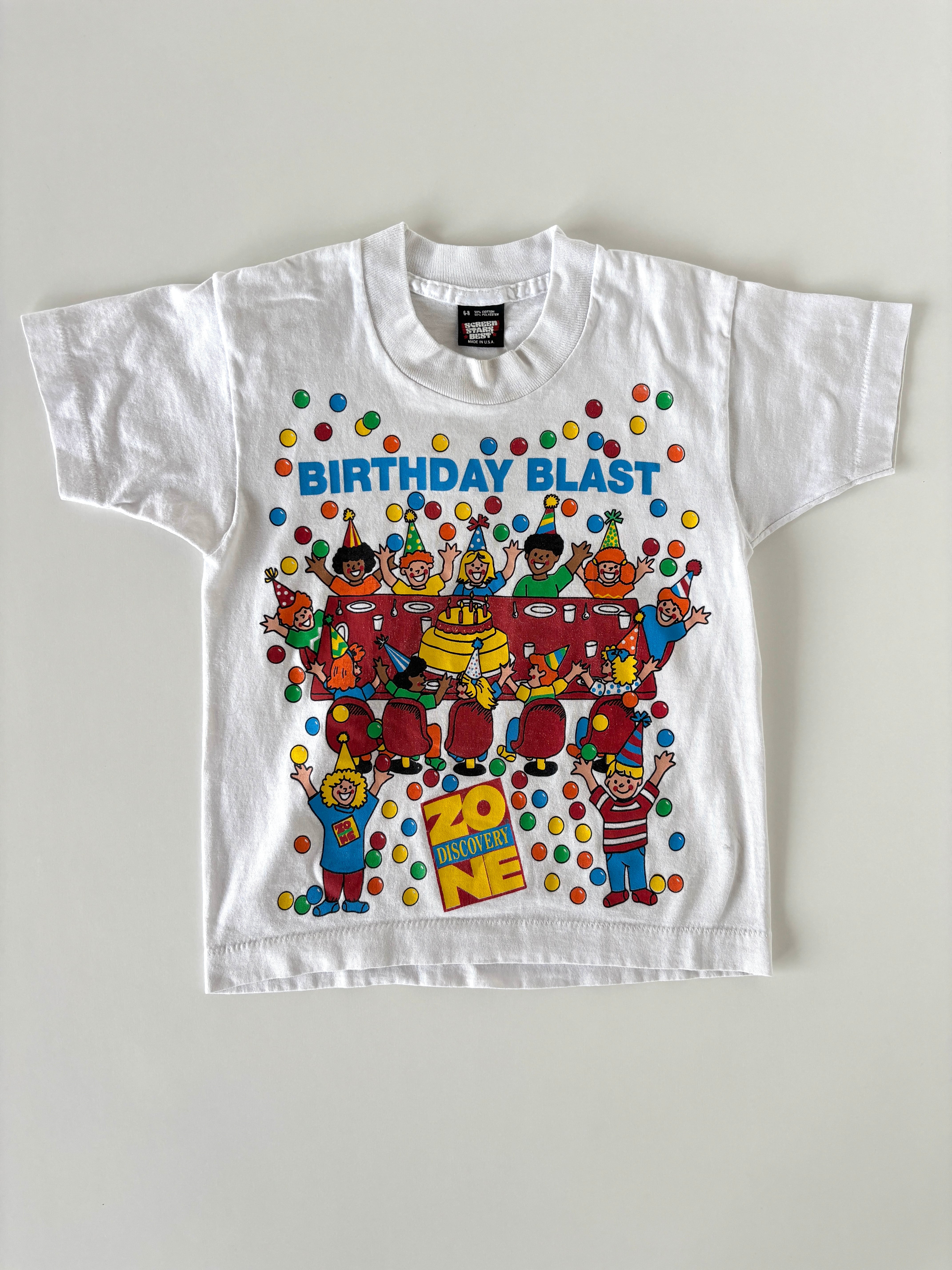 【3-4T相当・vintage】USA製 BIRTHDAY tee