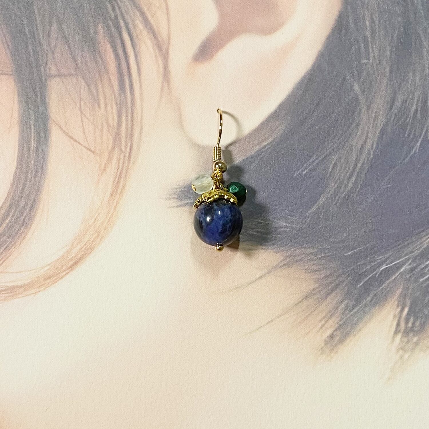 専用 ソーダライトのピアス R756 専用 ソーダライトのピアス R756 専用 ソーダライトのピアス R756