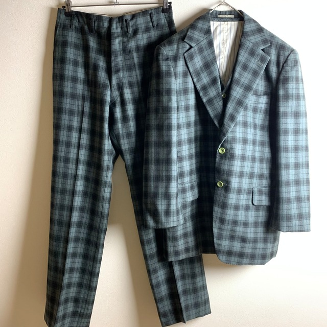 ～"set up suit vest" checked pattern～