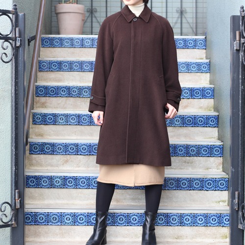 .RALPH LAUREN ANGORA BREND WOOL OVER COAT MADE IN JAPAN/ラルフローレンアンゴラ混ウールオーバーコート 2000000059570