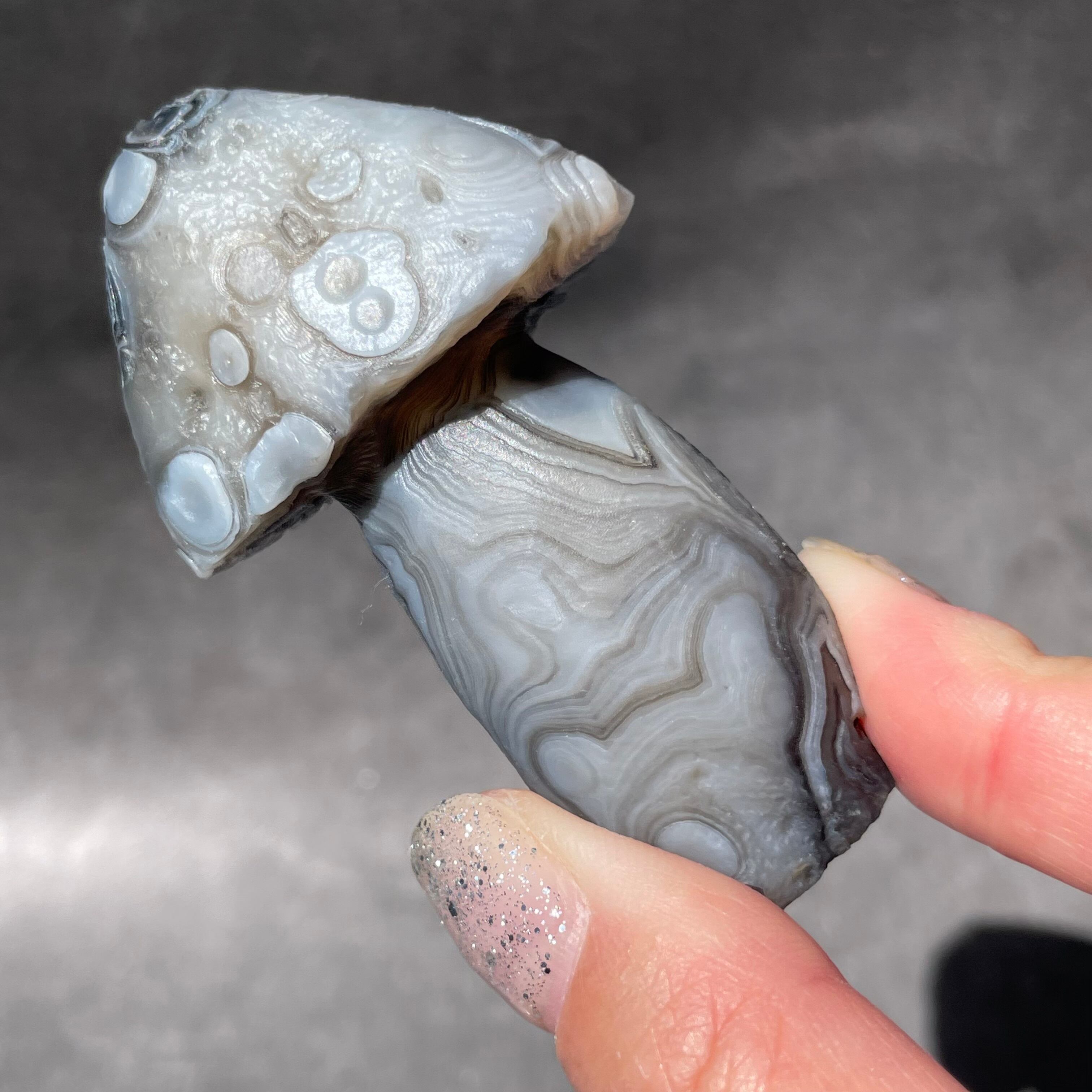 Gobi Agate ゴビアゲート|Mushroom きのこ|天然石 パワーストーン 鉱物 gem stone