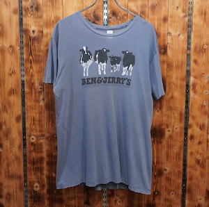 ben&jerry's Tシャツ L ボロ
