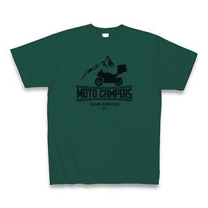 MOTO CAMPERS Tシャツ　ディープグリーン