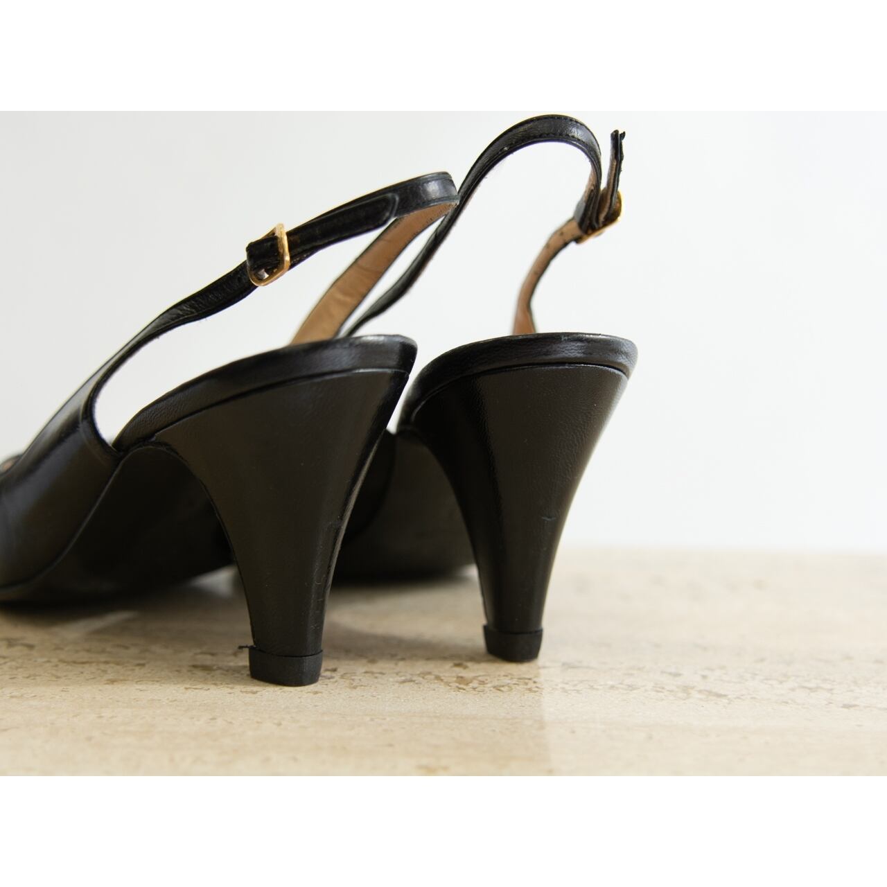 【Gucci】Made in Italy 70-80's Leather Pumps（グッチ イタリア製 レザーパンプス）