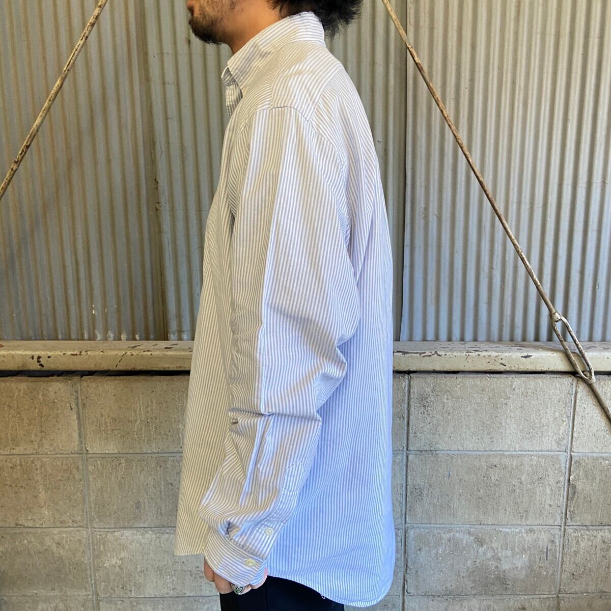 RALPH LAURENラルフローレンの長袖ストライプシャツ　Sサイズ- POLO RALPH LAUREN（ポロ・ラルフローレン） 90S L/S REGULAR COLLAR