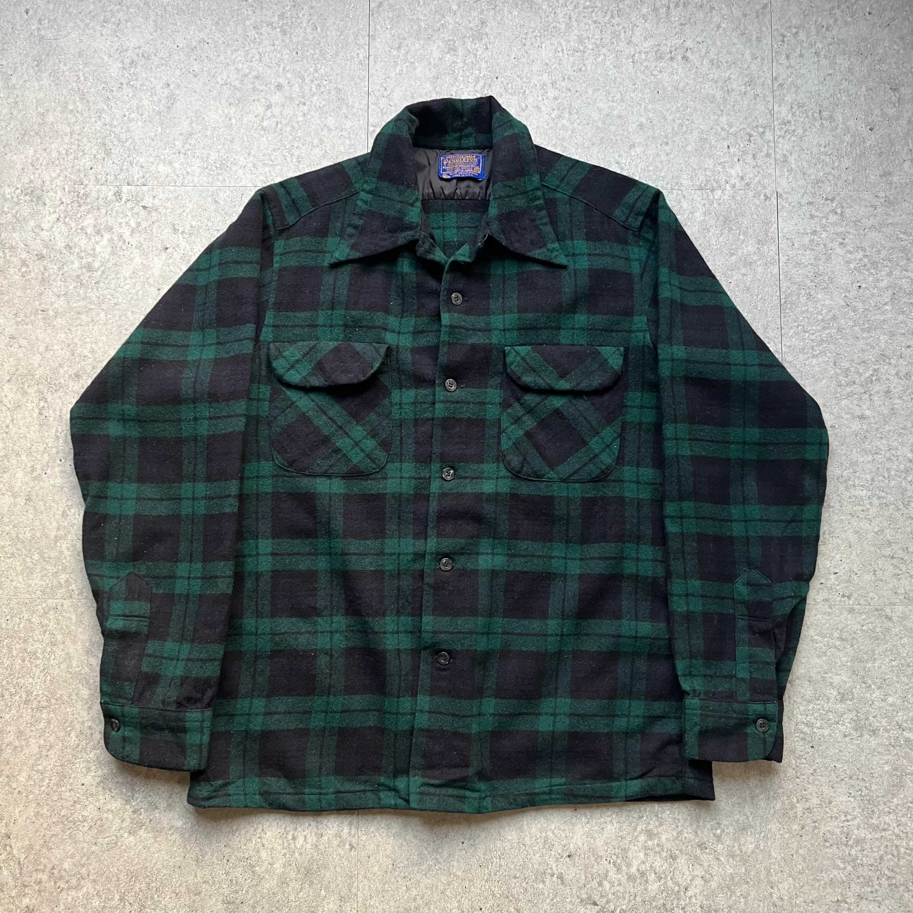 50s PENDLETON Wool Board Shirt / vintage ビンテージ ペンドルトン