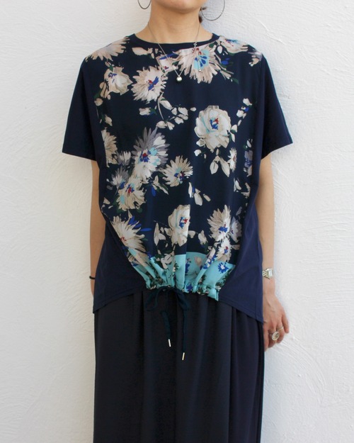 KEIHayamaPLUS/flower print tops