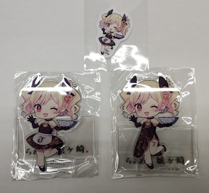 【単品注文不可・数量限定】『【特別セット】「城鳴(しろな)ちゃん」アクリルスタンド2種+(おまけ)ダイカットステッカー1枚』