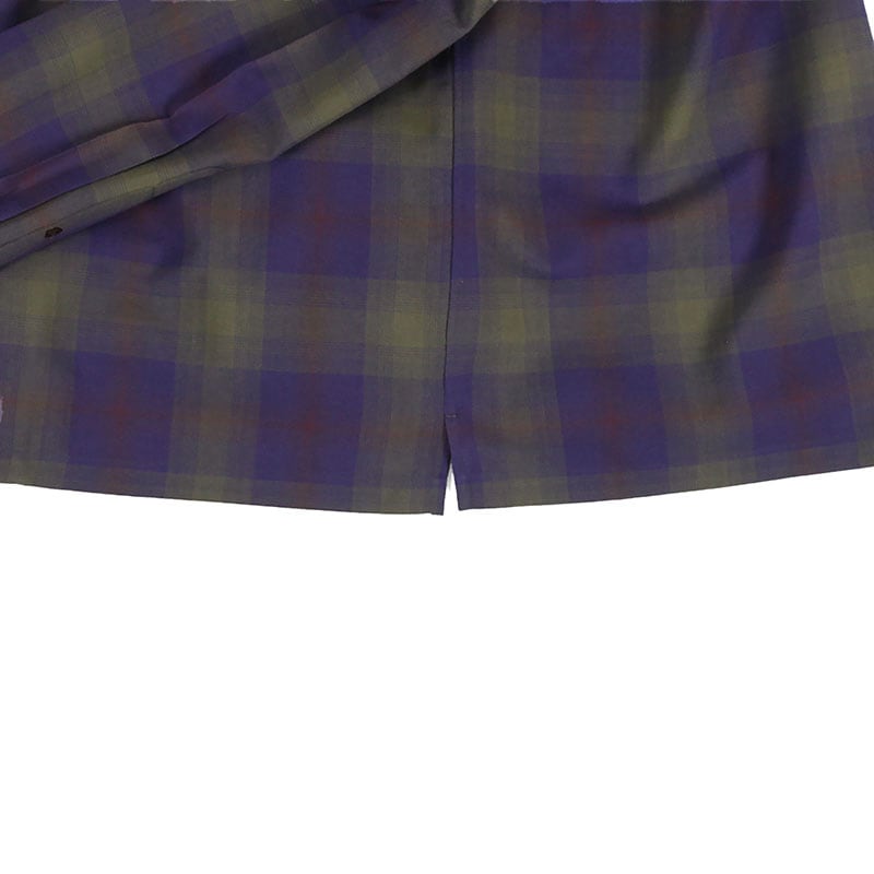 BROWN by 2-tacs / OPEN COLLAR (L/S) | st. valley house - セント