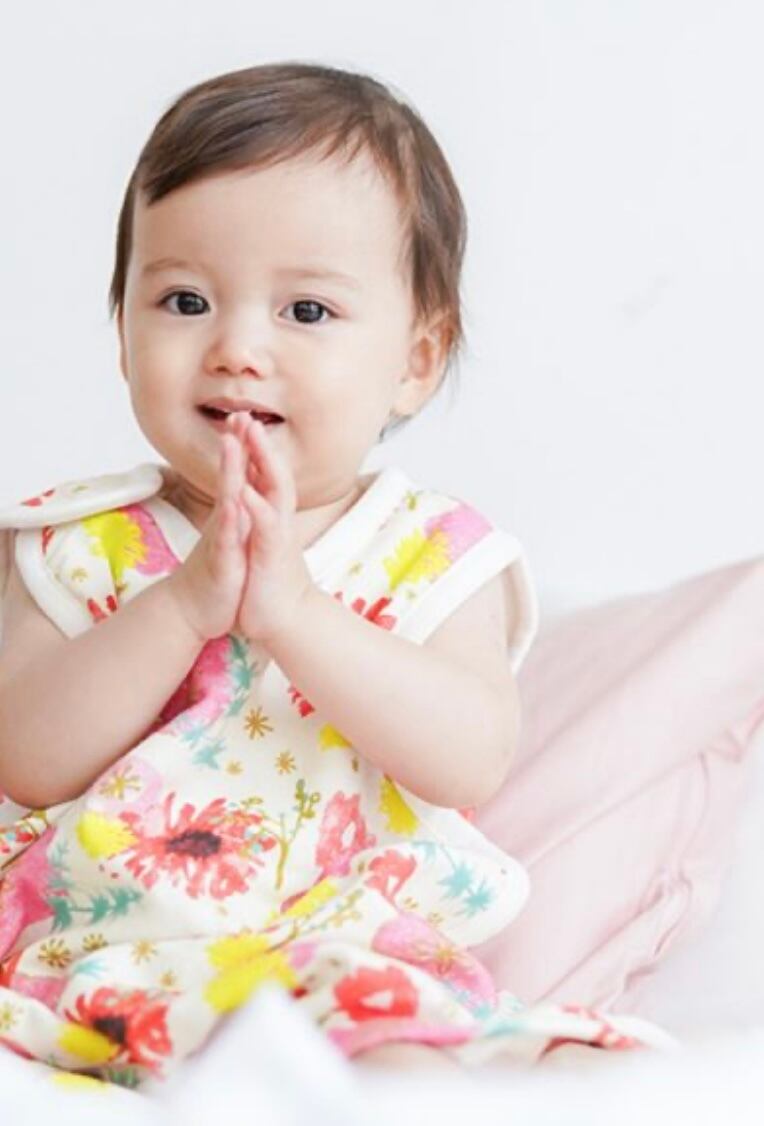 Haruulala　[baby]オーガニックコットンスリーパー　愛の詩　（ギフトBOX付き）