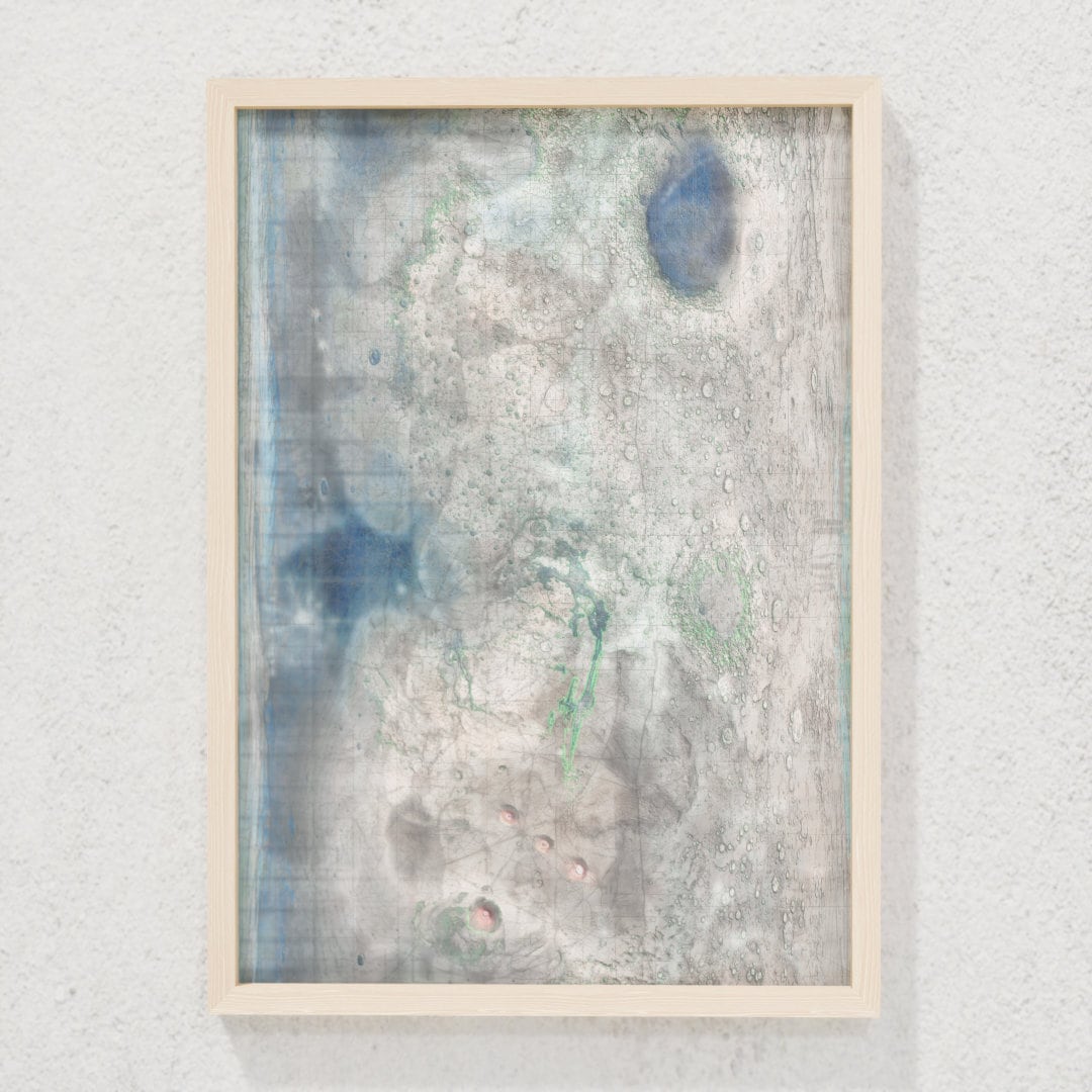 Basic Principle - Mars, A3 / 額装済みのオリジナルアートプリント