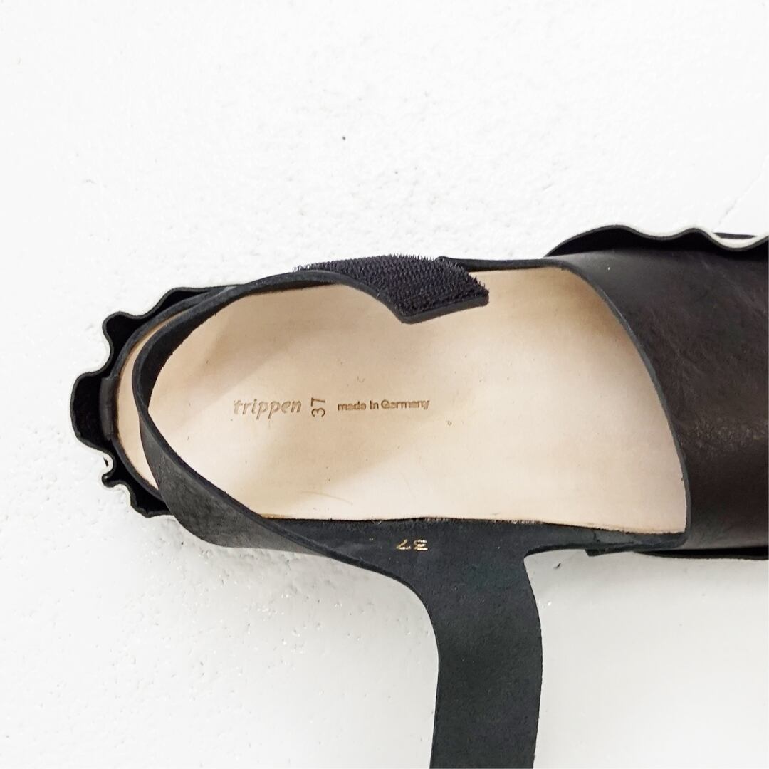 【美品】trippen トリッペン ECOTONE ブラック サイズ37 trippen トリッペン ECOTONE エコトーン (ecotone) | es-life(エスライフ)