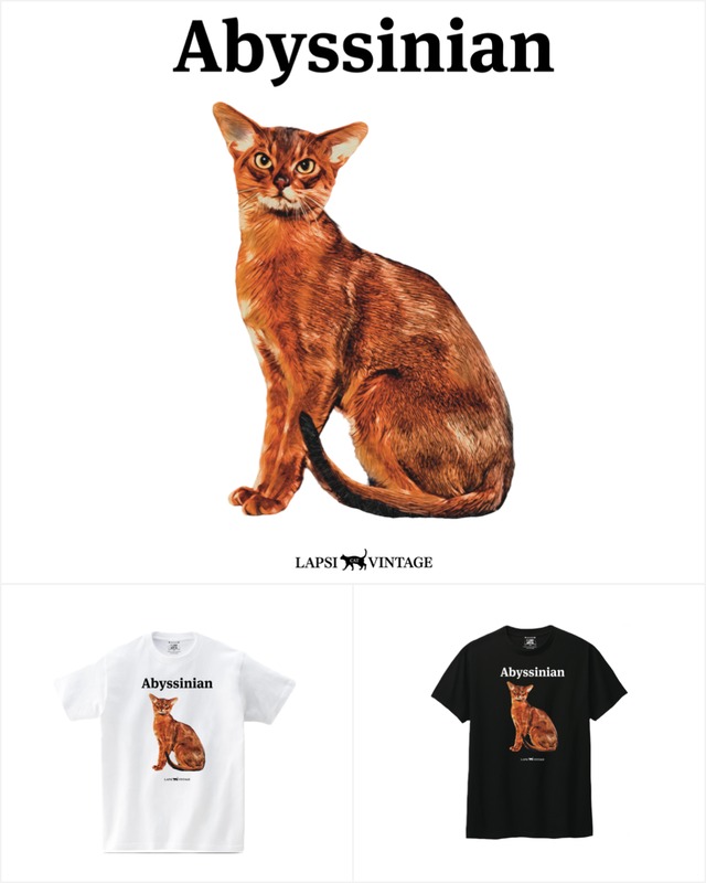 Full body Abyssinian Tee -Color（アビシニアン)