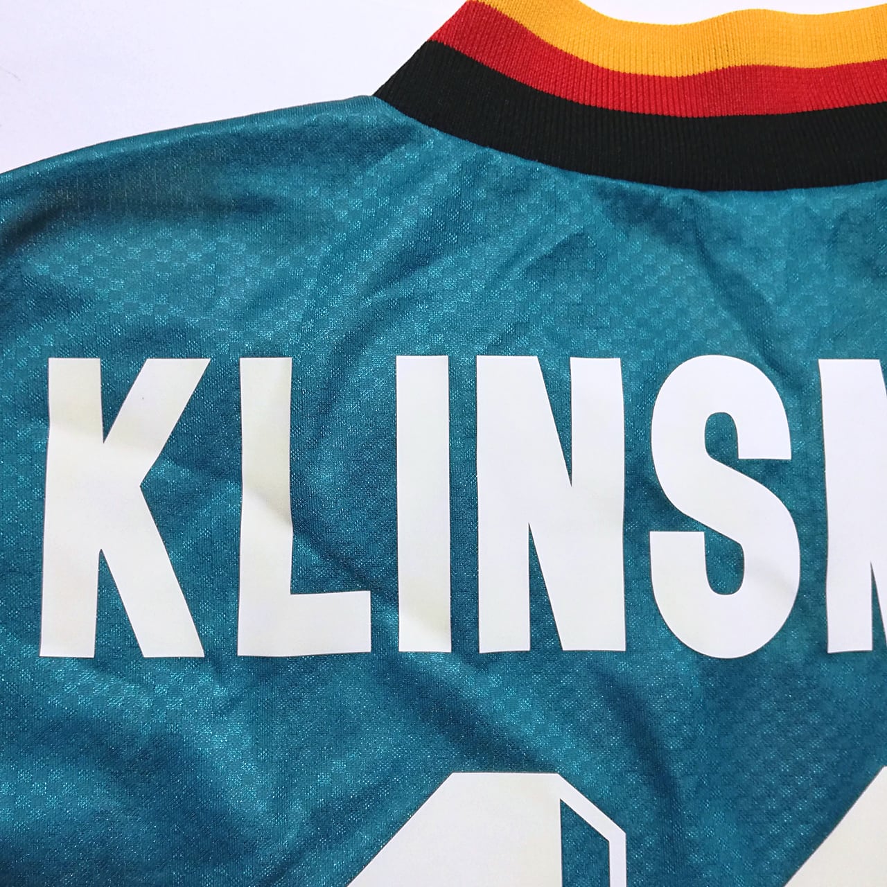 USED】ドイツ代表 1994 adidas アウェイ半袖 #18 KLINSMANN ユルゲン