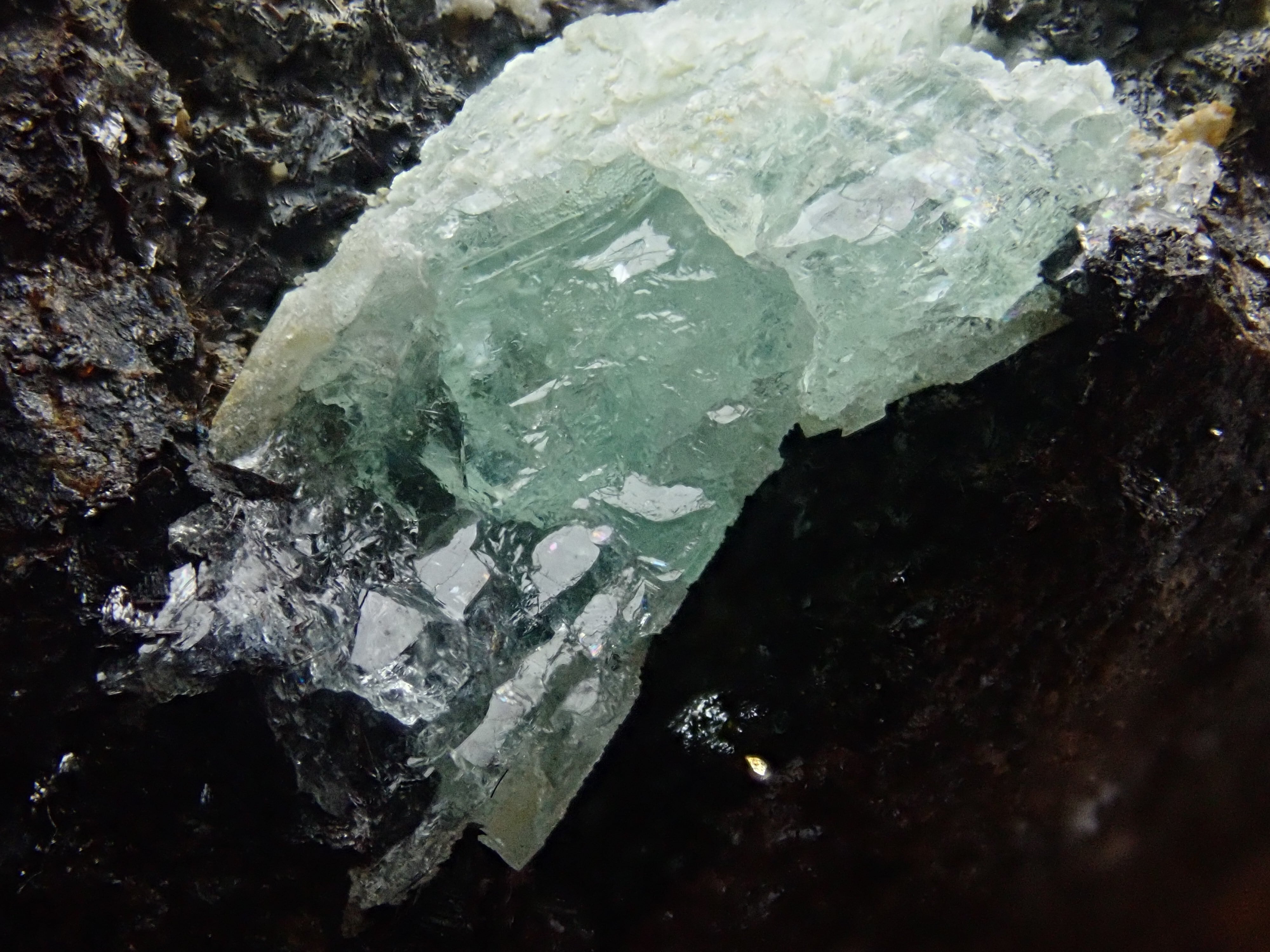 希少な母岩付き】フォスフォフィライト 燐葉石 原石 標本 | 石処たっちゃん