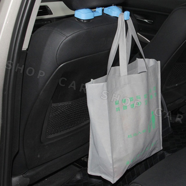 車用品 収納 ヘッドレスト 荷物置き 落下防止 車内アクセサリー カー用品 バッグ 買い物袋 ２個 セット 送料無料 Car Life Shop