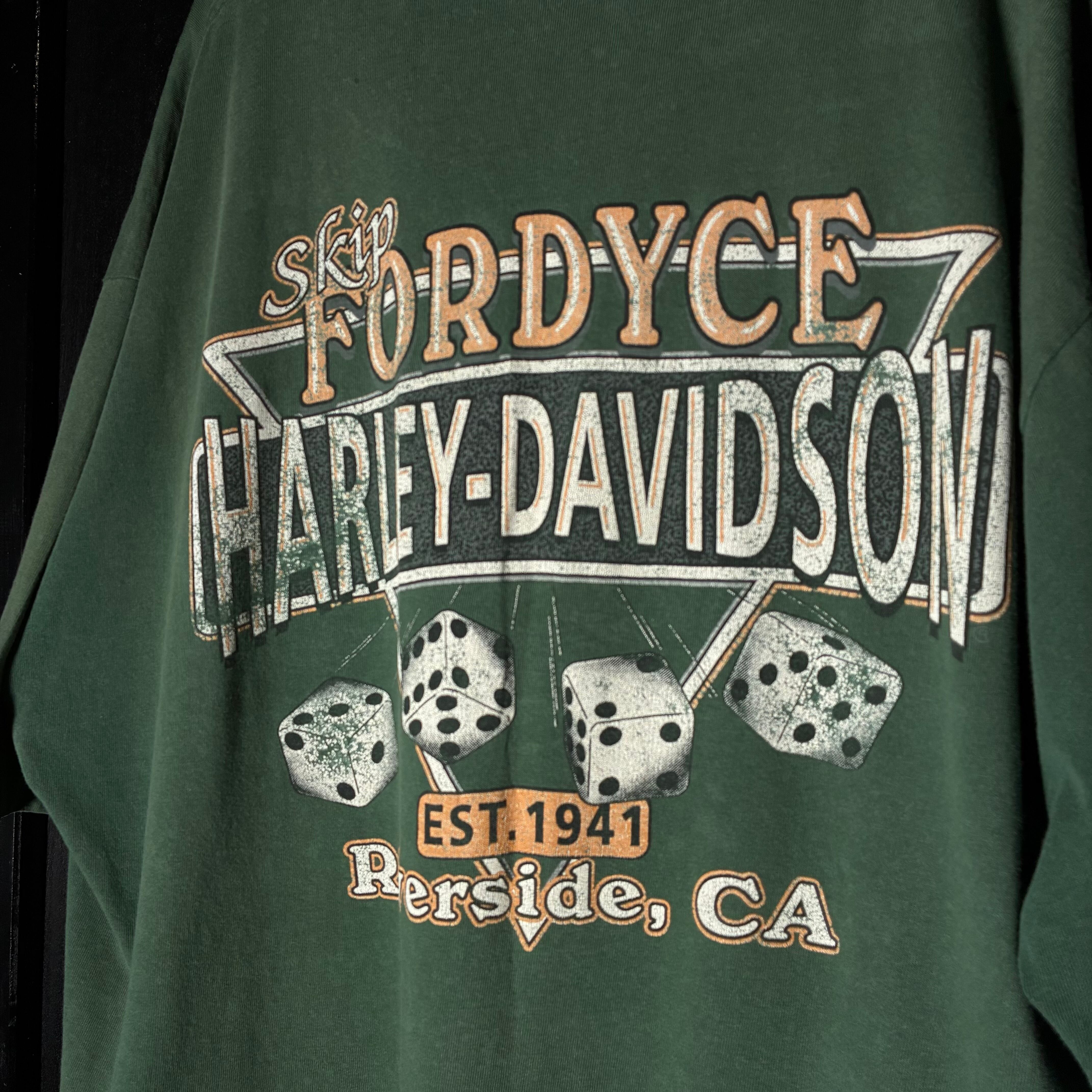 \"セール中\" 90s vintage ハーレーダビッドソン Tシャツ グリーン 90s vintage ハーレーダビッドソン Tシャツ グリーン