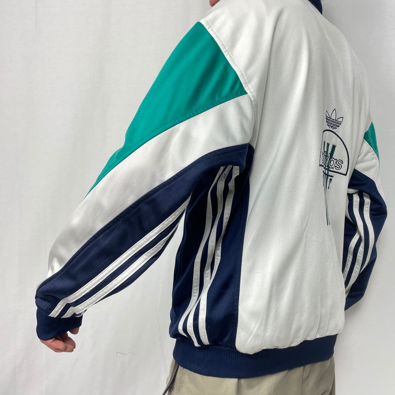 80年代 adidas アディダス ジャージ トラックジャケット メンズM-L相当