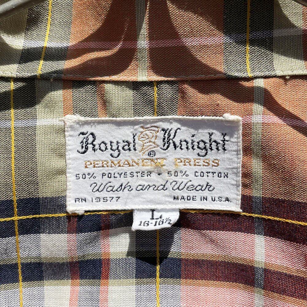 50 ~ 60's Cotton Open Collar shirt 50 ~ 60's Cotton Open Collar shirt