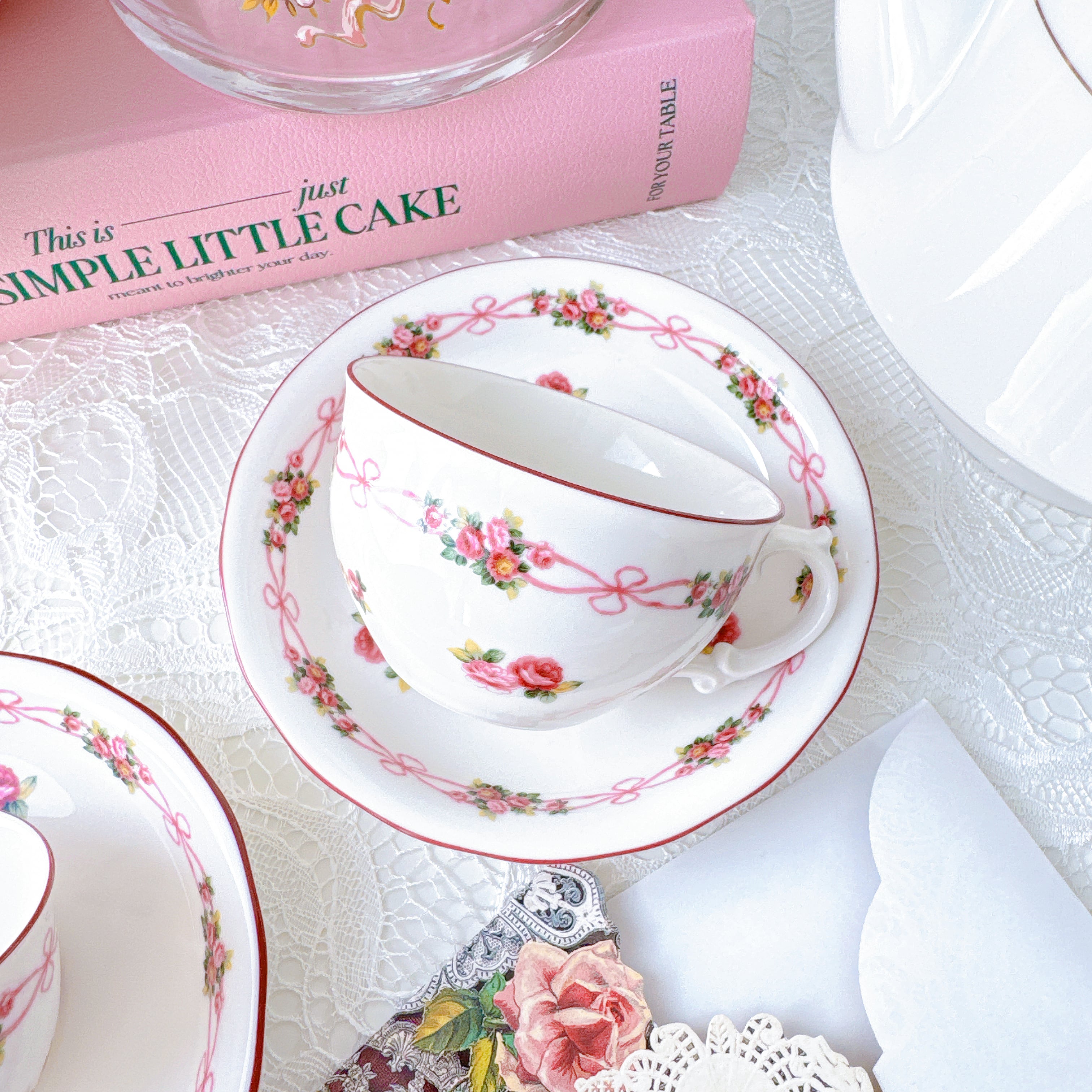 vintage】LAWLEYS TEA British Rose ロウレイズ ティー ブリティッシュ