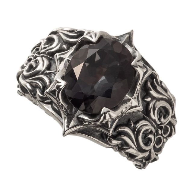 【指輪売り上げランキング5位】ブラックナイトリング　ACR0296　Black knight ring/シルバーアクセサリーブランドsilver jewelry