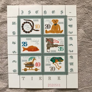 おもちゃの切手シート