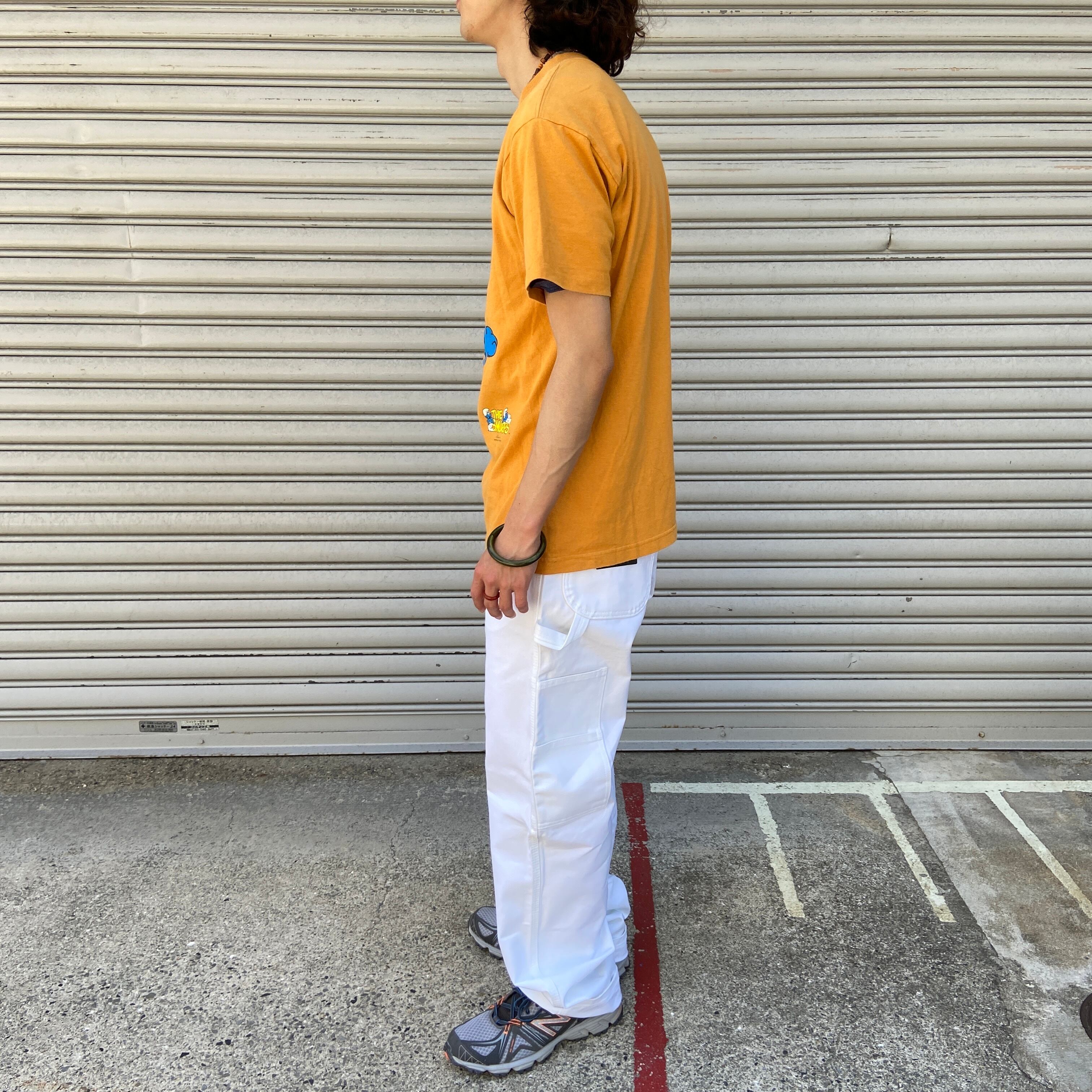 送料無料』90s スタンリーデサンティス スマーフ キャラTシャツ