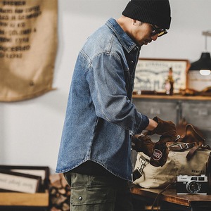 Work pocket denim shirt 0282