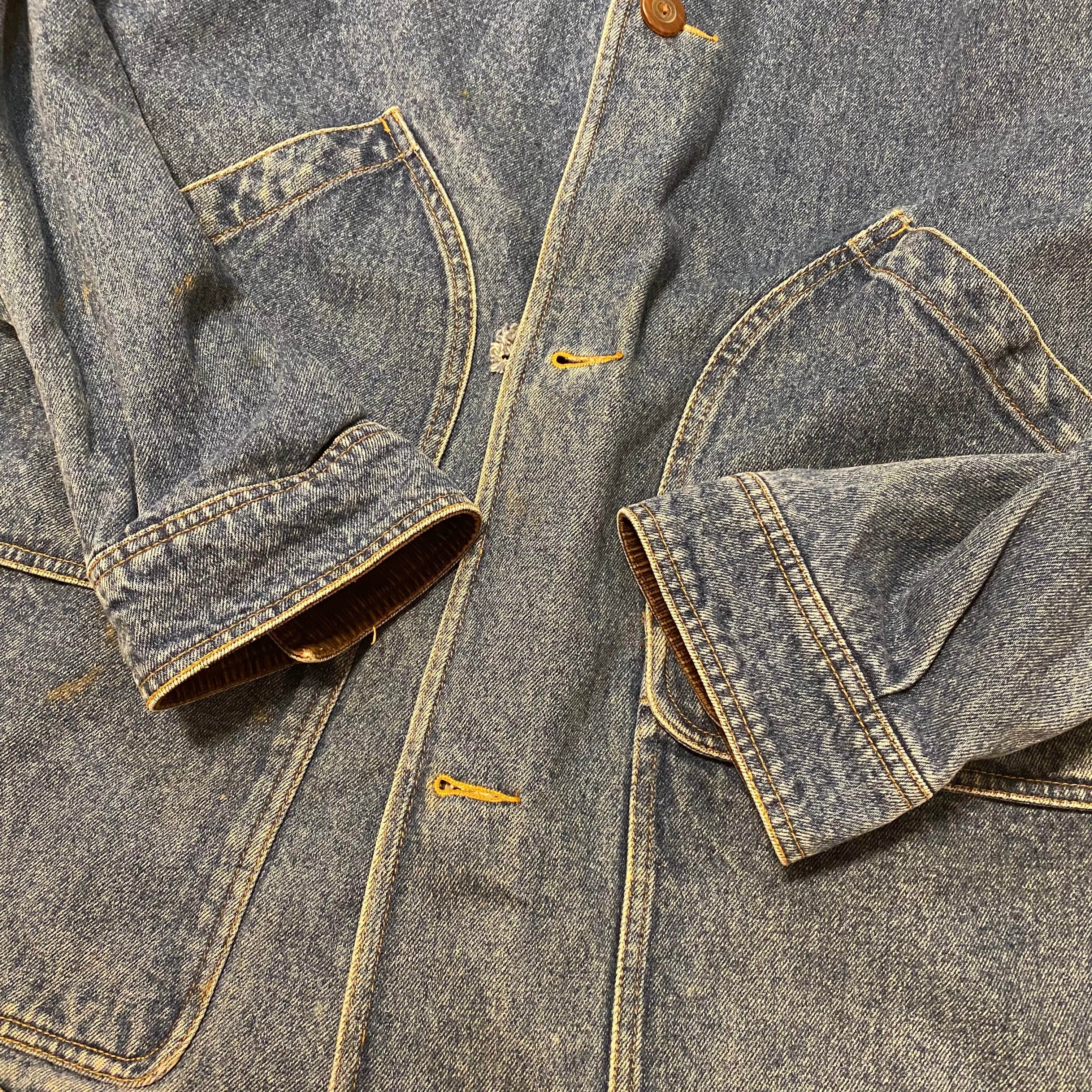 XL 90s Eddie Bauer デニム ワークジャケット | WAGENTYPEII