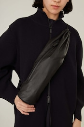 i’m here - TUBE Leather Bag :Black|チューブ型/カウレザー
