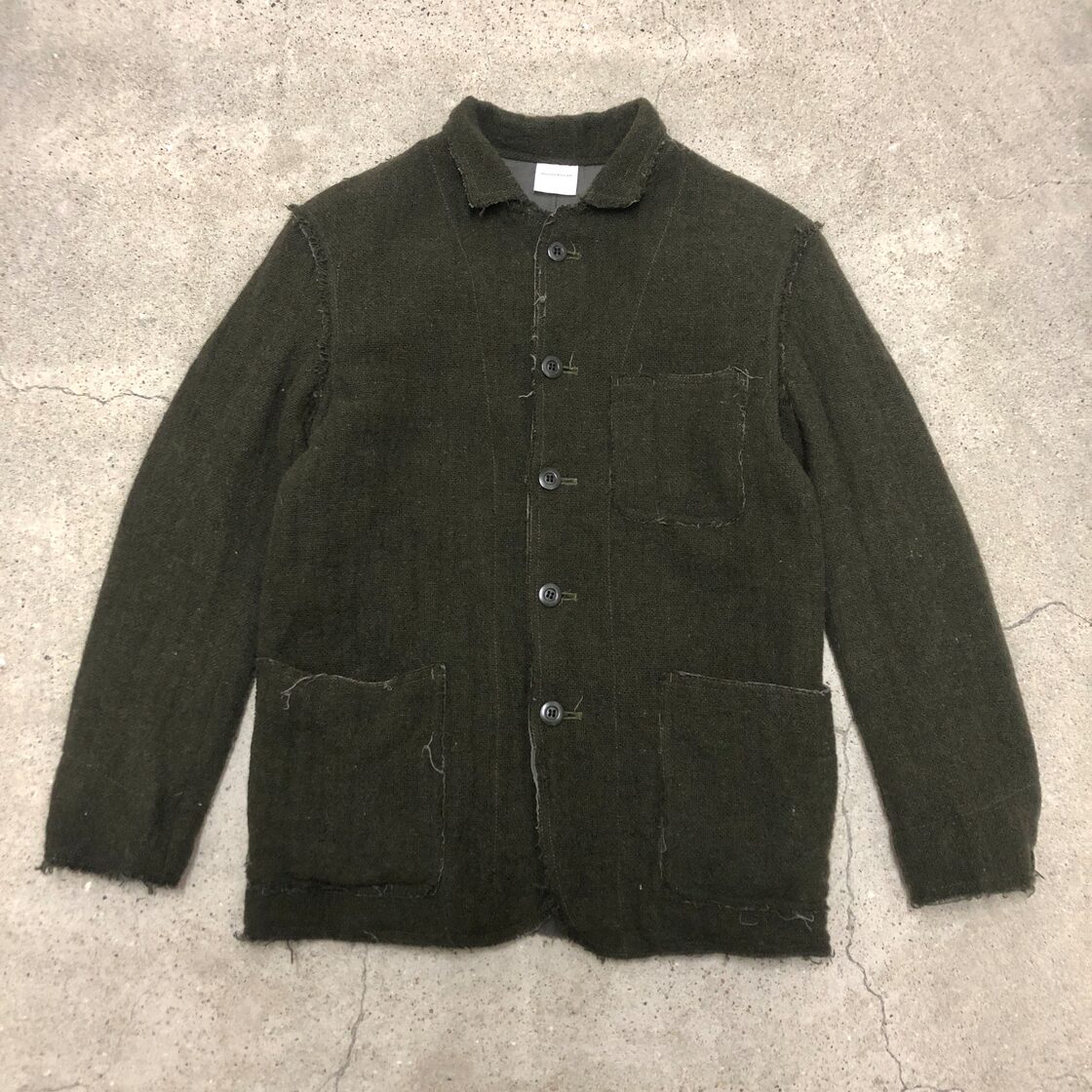 00s GOODENOUGH/Wool Jacket/M/ウールジャケット/切りっぱなしデザイン 