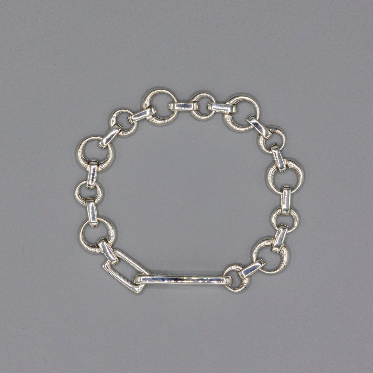ID link bracelet Silver