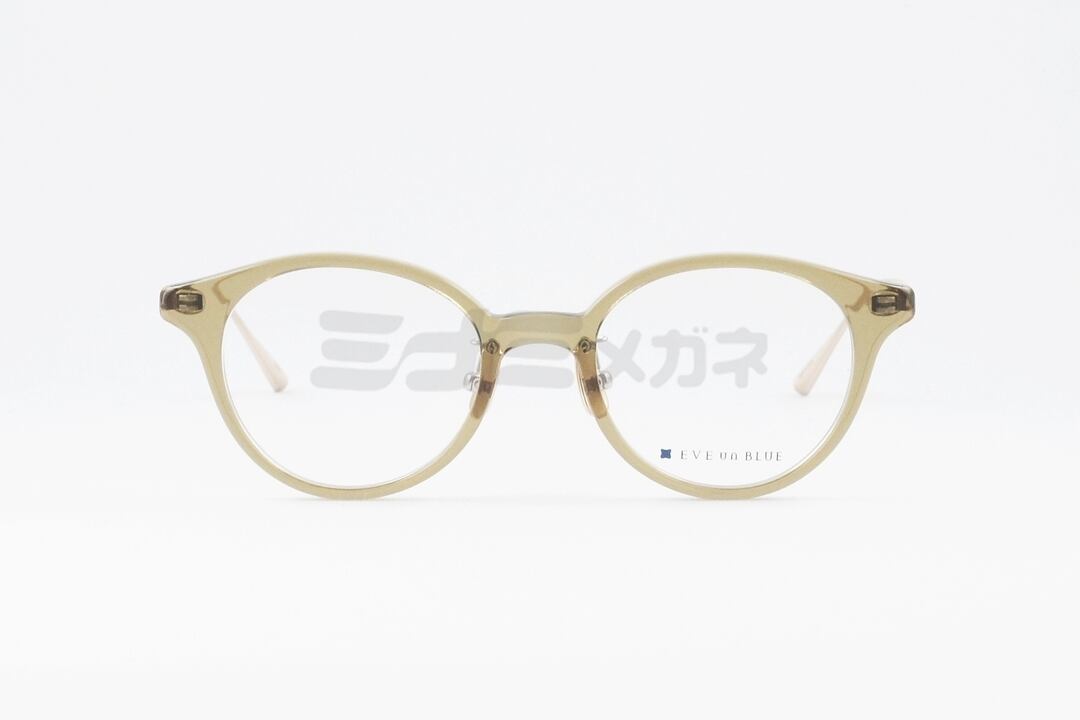 EVE un BLUE メガネ Mini A005 Col.Olive ボストン 小顔 小さいサイズ