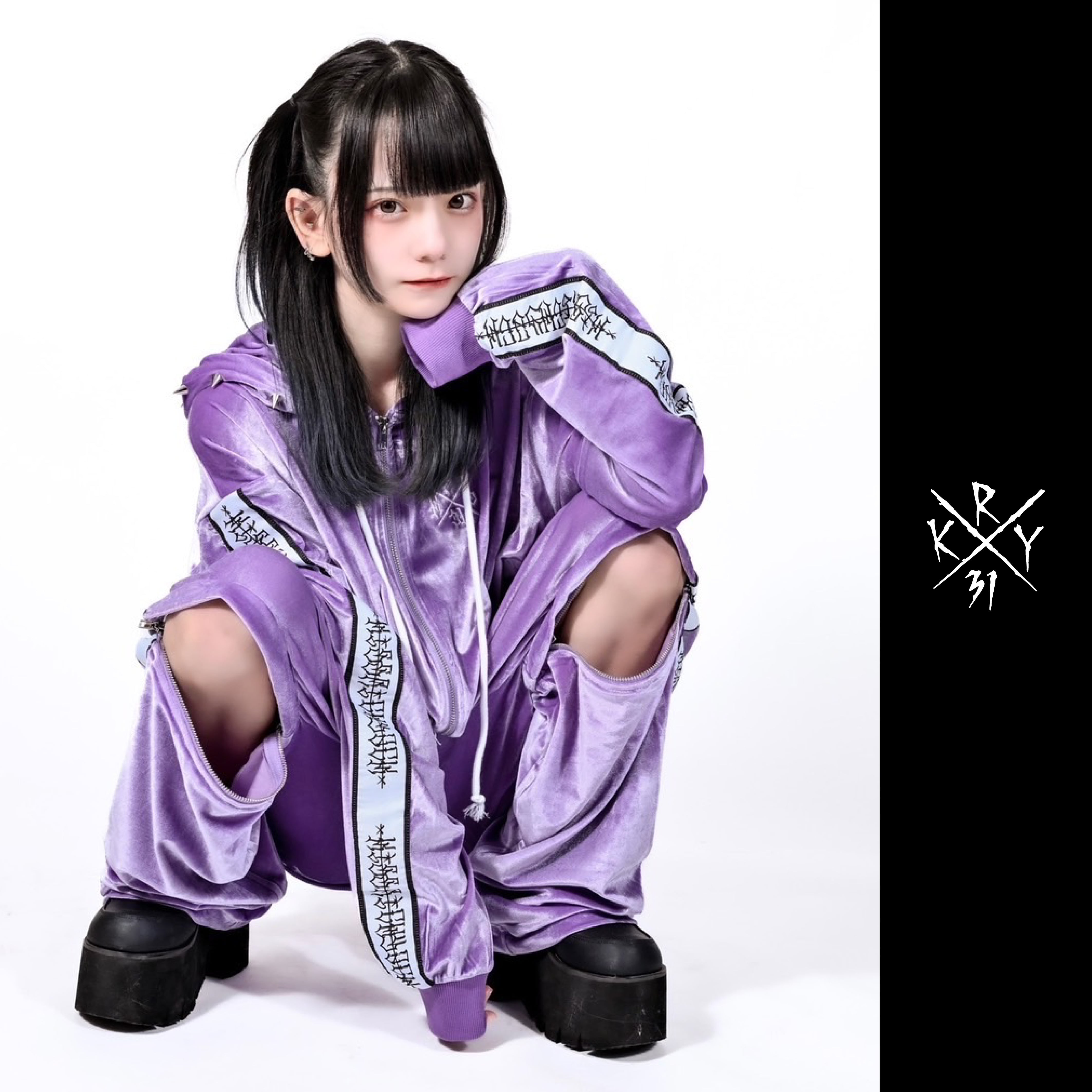 KRY clothing 「ZIRITUSINKEI ２」 ベロアジャージ ZIRITUSINKEI 2」 | KRY clothing
