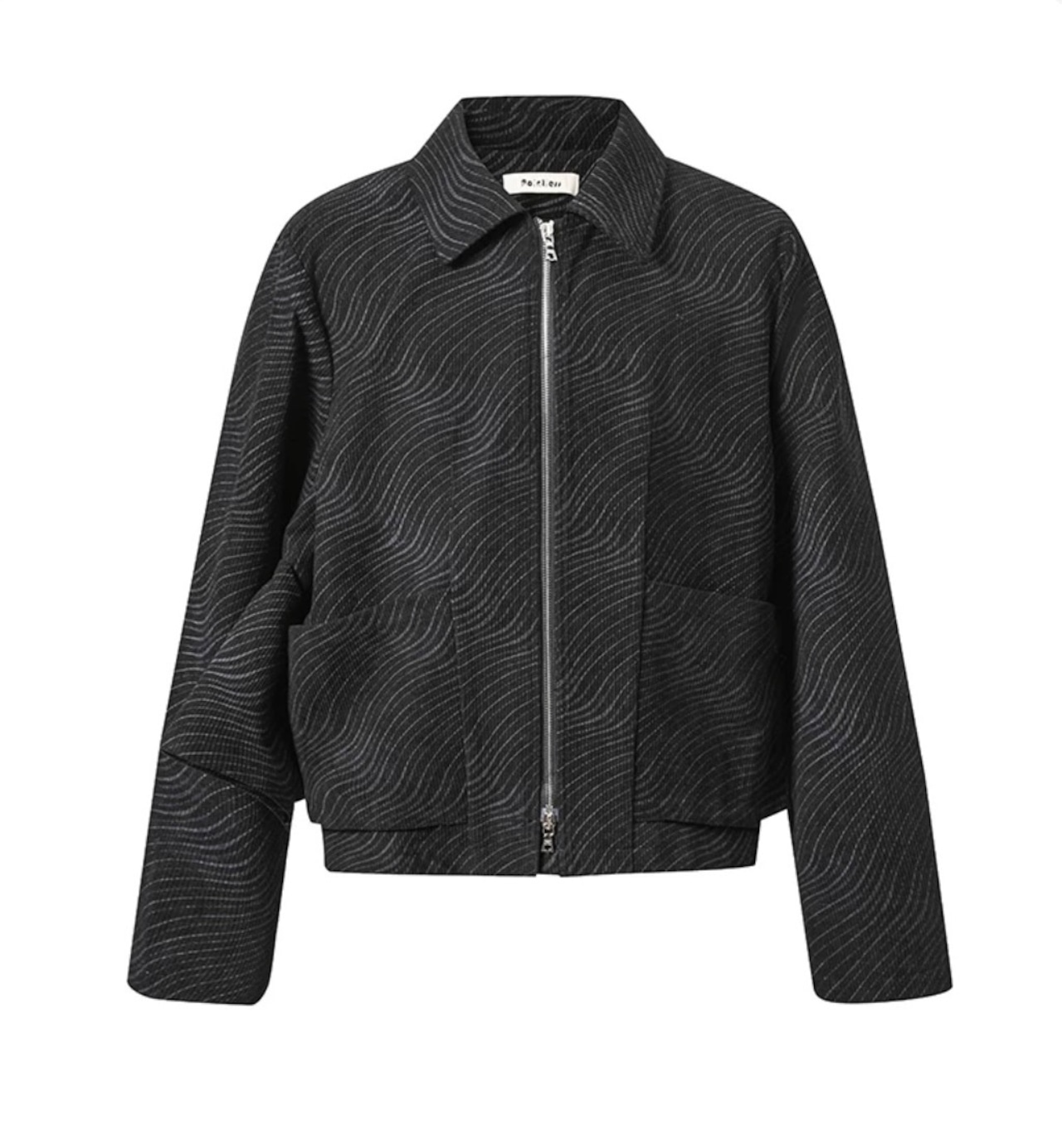 Pointless Triple-Sleeve Wave Jacket "black"