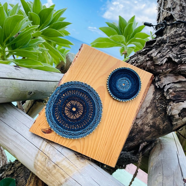 糸かけアート 「祈りの花」