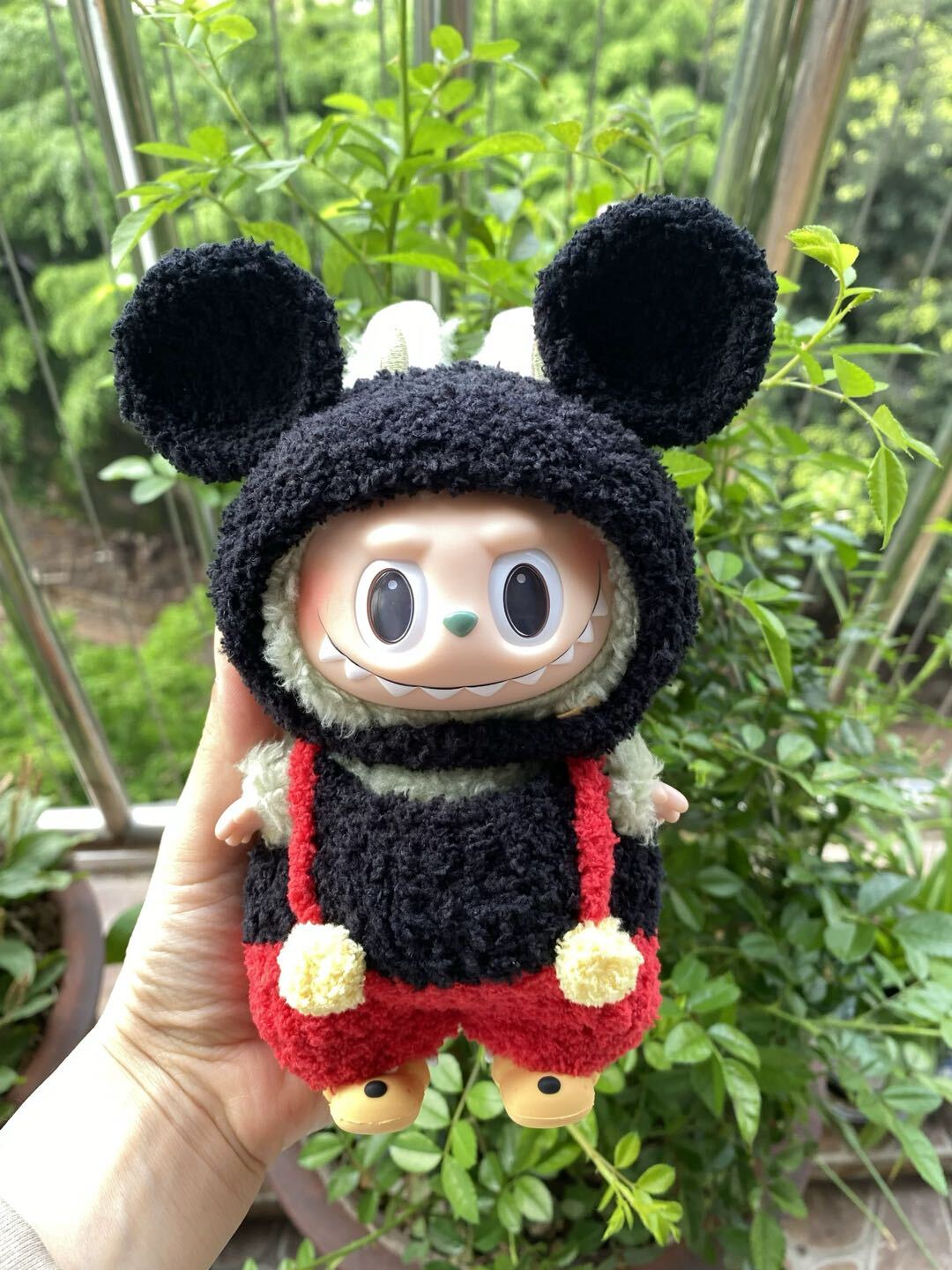 LABUBU 服着せ替え ラブブぬいぐるみの服セット ミッキー Mickey