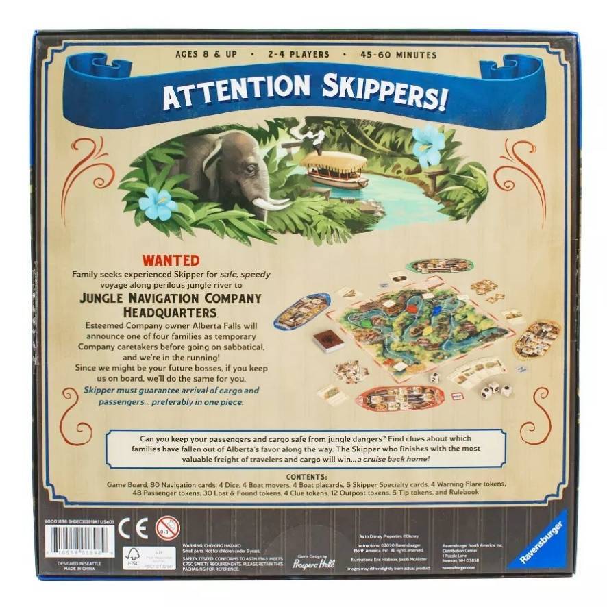 ディズニー ジャングルクルーズ ボードゲーム Ravensburger Disney 