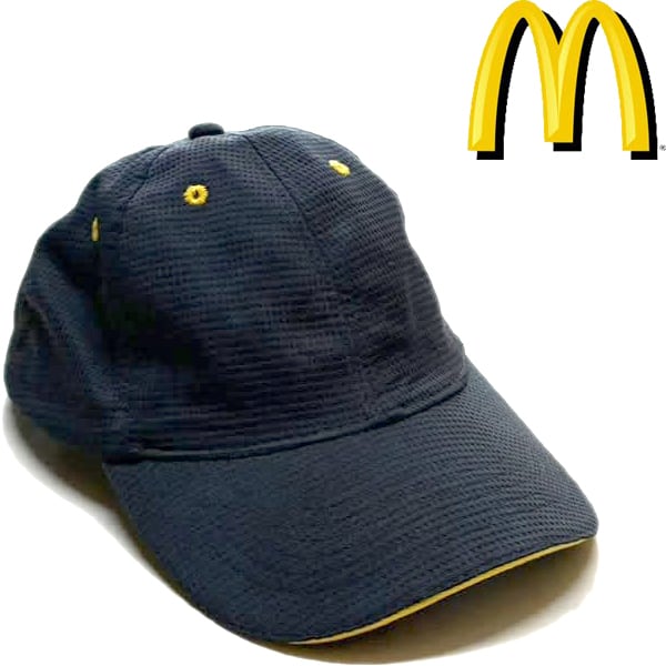 希少】マクドナルド ゴルフ 企業ロゴ ヴィンテージ キャップ ツートン