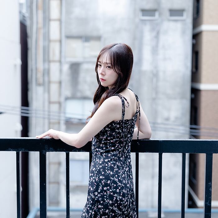 K-POPアイドル着用!【Not Your Rose 】Frill midi dress Black