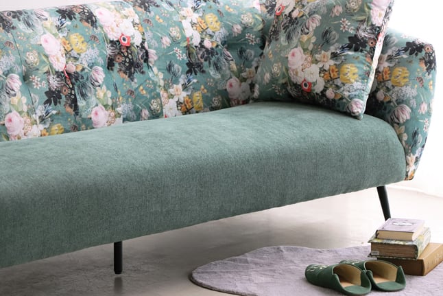 3P ソファー 三人掛け 3人掛け ボタニカル柄 ソファ オリエンタル