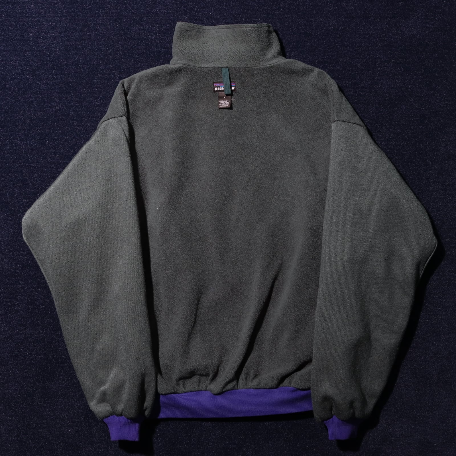 L 雪無し 93年 紫 Shelled Capilene Jacket Patagonia シェルドキャプ 