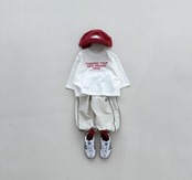 韓国子供服 / 26Autumn / Blackbean / チェイシングTシャツ / キッズ服 / ベビー服 / 秋服 *S(69㎝)~XL(120㎝)*